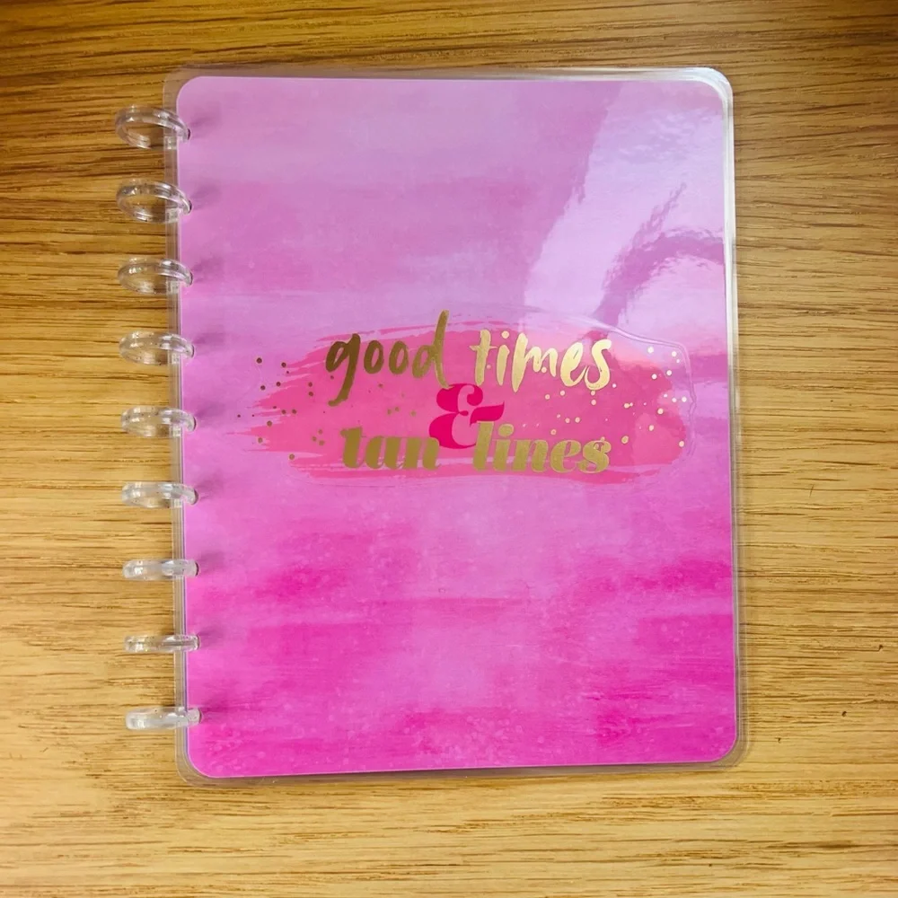 Happy planner classic size cover set wild and free Good times and tan lines